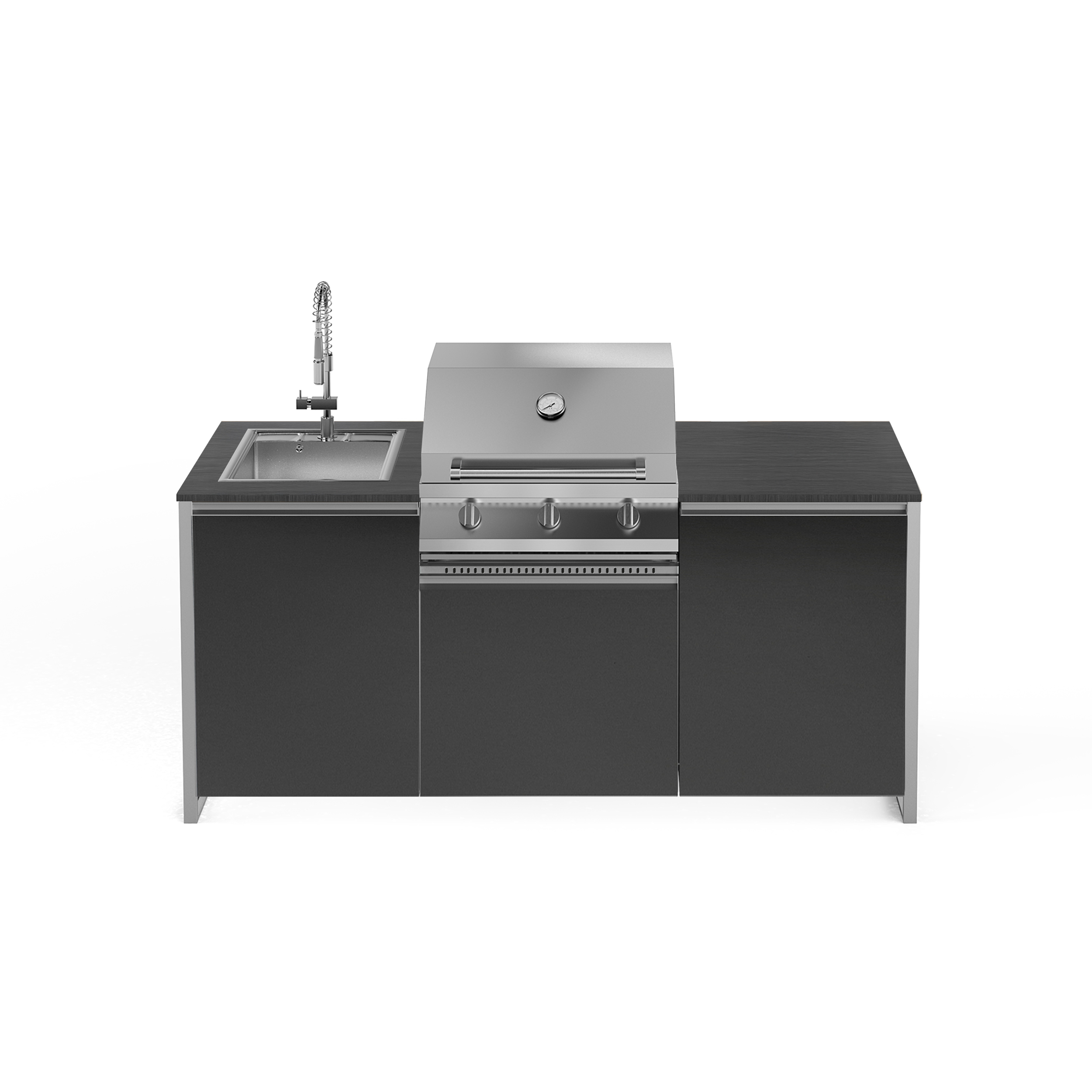 ΚΟΥΖΙΝΑ ΕΞΩΤΕΡΙΚΗΣ ΧΡΗΣΗΣ STEEL GEA LATEMAR20080-QL-NA-CR | BBQ STEEL 70εκ. | ΝΕΡΟΧΥΤΗΣ 40εκ. 3